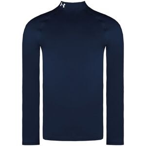 Under Armour Mens Coldgear White Navy Infrared Fitted Golf Mock Baselayer 1366269 408 - Size Small Under Armour Mens Coldgear White Navy Infrared Fitted Golf Mock Baselayer 1366269 408 - Size Small