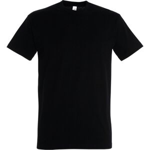 Sols Mens Imperial Heavyweight Short Sleeve T-Shirt (Deep Black) - Size 5xl Sols Mens Imperial Heavyweight Short Sleeve T-Shirt (Deep Black) - Size 5xl