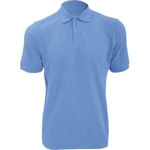 Russell Athletic Mens Ripple Collar & Cuff Short Sleeve Polo Shirt (Sky Blue) - Size 4xl Russell Athletic Mens Ripple Collar & Cuff Short Sleeve Polo Shirt (Sky Blue) - Size 4xl