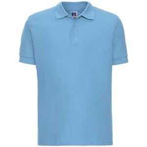 Russell Athletic Mens Ultimate Cotton Pique Polo Shirt (Sky Blue) - Size 4xl Russell Athletic Mens Ultimate Cotton Pique Polo Shirt (Sky Blue) - Size 4xl