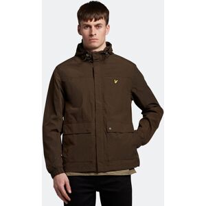 Lyle & Scott Mens Hooded Pocket Jacket In Olive Nylon - Size Small Lyle & Scott Mens Hooded Pocket Jacket In Olive Nylon - Size Small