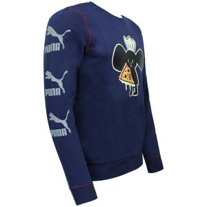 Puma X Tyakasha Mens Crew Sweatshirt Graphic Print Jumper Navy 578422 06 - Blue Textile - Size Small Puma X Tyakasha Mens Crew Sweatshirt Graphic Print Jumper Navy 578422 06 - Blue Textile - Size Small