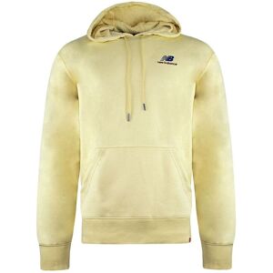 New Balance Long Sleeve Yellow Mens Essentials Embroidered Hoodie Mt11550 Psw Cotton - Size X-Small New Balance Long Sleeve Yellow Mens Essentials Embroidered Hoodie Mt11550 Psw Cotton - Size X-Small