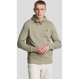 Lyle & Scott Mens Pullover Hoodie In Green Cotton - Size Medium Lyle & Scott Mens Pullover Hoodie In Green Cotton - Size Medium
