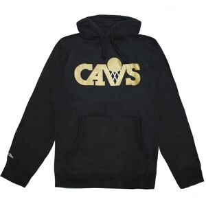 Mitchell & Ness Cleveland Cavaliers Gold Standard Mens Hoodie - Black/gold Cotton - Size Medium Mitchell & Ness Cleveland Cavaliers Gold Standard Mens Hoodie - Black/gold Cotton - Size Medium