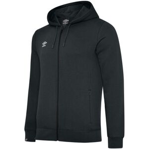 Umbro Mens Club Leisure Full Zip Hoodie (Black/white) - Size X-Large Umbro Mens Club Leisure Full Zip Hoodie (Black/white) - Size X-Large