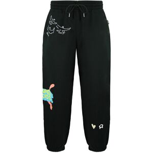 Puma X Kidsuper Studios Stretch Waist Black Mens Graphic Joggers 598991 01 Cotton - Size X-Large Puma X Kidsuper Studios Stretch Waist Black Mens Graphic Joggers 598991 01 Cotton - Size X-Large