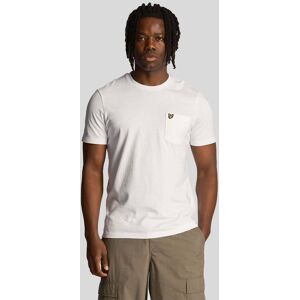 Lyle & Scott Mens Pocket T-Shirt - White - Size Medium Lyle & Scott Mens Pocket T-Shirt - White - Size Medium