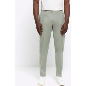 River Island Mens Chino Trousers Green Slim Fit Smart Cotton - Size 26w/32l River Island Mens Chino Trousers Green Slim Fit Smart Cotton - Size 26w/32l
