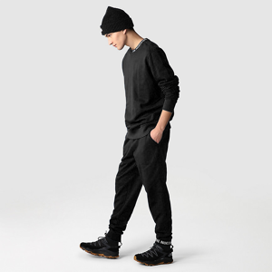 The North Face Mens Zumu Fleece Crew Neck Tracksuit, Tnf Black Cotton - Size X-Large The North Face Mens Zumu Fleece Crew Neck Tracksuit, Tnf Black Cotton - Size X-Large