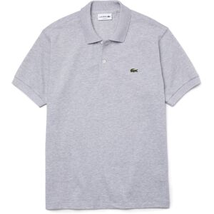 Lacoste Mens Grey Chine Classic Fit L.12.12 Polo Shirt Cotton - Size Medium Lacoste Mens Grey Chine Classic Fit L.12.12 Polo Shirt Cotton - Size Medium