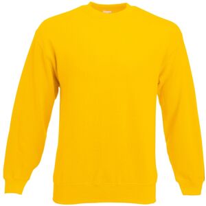 Fruit Of The Loom Mens Set-In Belcoro Yarn Sweatshirt - Yellow - Size 3xl Fruit Of The Loom Mens Set-In Belcoro Yarn Sweatshirt - Yellow - Size 3xl