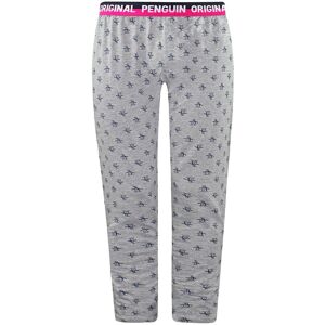 Original Penguin Aop Pete Mens Grey Lounge Pyjamas Bottoms Cotton - Size Small Original Penguin Aop Pete Mens Grey Lounge Pyjamas Bottoms Cotton - Size Small