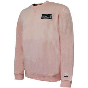 Puma Culture Maker Mens Crew Sweatshirt Logo Pink Jumper 597910 54 Textile - Size X-Small Puma Culture Maker Mens Crew Sweatshirt Logo Pink Jumper 597910 54 Textile - Size X-Small
