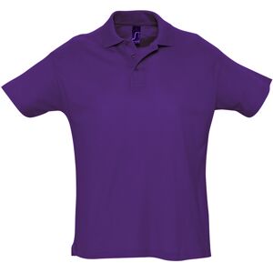 Sols Mens Summer Ii Pique Short Sleeve Polo Shirt (Dark Purple) - Size X-Large Sols Mens Summer Ii Pique Short Sleeve Polo Shirt (Dark Purple) - Size X-Large
