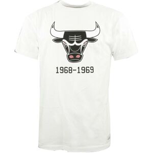 Mitchell & Ness Chicago Bulls Team Logo Mens T-Shirt - White - Size Small Mitchell & Ness Chicago Bulls Team Logo Mens T-Shirt - White - Size Small