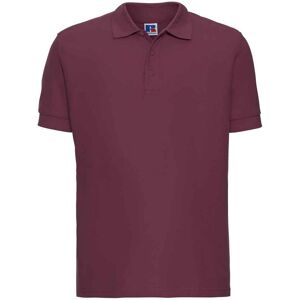 Russell Athletic Mens Ultimate Cotton Pique Polo Shirt (Burgundy) - Size 4xl Russell Athletic Mens Ultimate Cotton Pique Polo Shirt (Burgundy) - Size 4xl