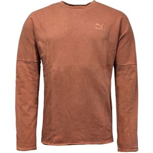 Puma Mens Crew Neck Oversized Sweatshirt Pullover Jumper Sierra 575305 02 P3d - Brown Textile - Size Small Puma Mens Crew Neck Oversized Sweatshirt Pullover Jumper Sierra 575305 02 P3d - Brown Textile - Size Small