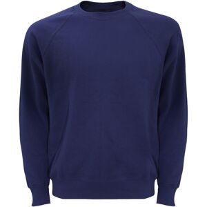 Fruit Of The Loom Mens Raglan Sleeve Belcoro Sweatshirt (Deep Navy) - Blue - Size 4xl Fruit Of The Loom Mens Raglan Sleeve Belcoro Sweatshirt (Deep Navy) - Blue - Size 4xl