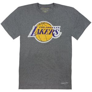 Mitchell & Ness Los Angeles Lakers Mens T-Shirt - Grey Cotton - Size X-Large Mitchell & Ness Los Angeles Lakers Mens T-Shirt - Grey Cotton - Size X-Large