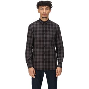 Regatta Mens Lance Organic Cotton Long Sleeve Shirt - Black - Size X-Small Regatta Mens Lance Organic Cotton Long Sleeve Shirt - Black - Size X-Small