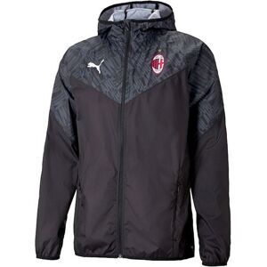 Puma Ac Milan 2020-21 Mens Black Warmup Jacket - Size Medium Puma Ac Milan 2020-21 Mens Black Warmup Jacket - Size Medium