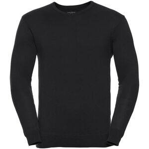 Russell Athletic Collection Mens Knitted V Neck Sweatshirt (Black) - Size 4xl Russell Athletic Collection Mens Knitted V Neck Sweatshirt (Black) - Size 4xl
