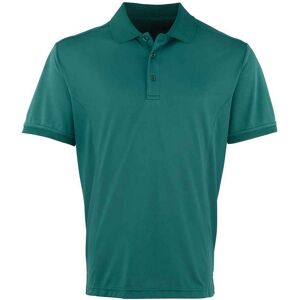 Premier Mens Coolchecker Pique Polo Shirt (Bottle Green) - Size 4xl Premier Mens Coolchecker Pique Polo Shirt (Bottle Green) - Size 4xl