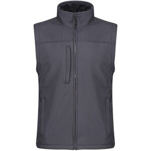 Regatta Mens Flux Softshell Bodywarmer / Sleeveless Jacket Water Repellent And Wind Resistant (Seal Grey) - Size Medium Regatta Mens Flux Softshell Bodywarmer / Sleeveless Jacket Water Repellent And Wind Resistant (Seal Grey) - Size Medium