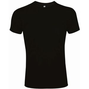 Sols Mens Imperial Slim Fit Short Sleeve T-Shirt (Deep Black) Cotton - Size X-Large Sols Mens Imperial Slim Fit Short Sleeve T-Shirt (Deep Black) Cotton - Size X-Large