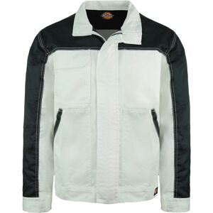 Dickies Two Tone Mens White/grey Everyday Jacket - Size 4xl Dickies Two Tone Mens White/grey Everyday Jacket - Size 4xl
