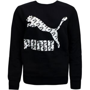 Puma Logo Crew Fill Sweatshirt Graphic Jumper Black - Mens Cotton - Size 2xs Puma Logo Crew Fill Sweatshirt Graphic Jumper Black - Mens Cotton - Size 2xs