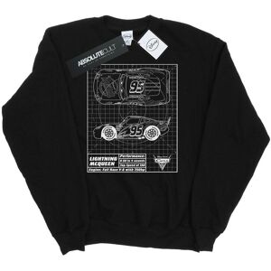 Disney Mens Cars Lightning Mcqueen Blueprint Sweatshirt (Black) - Size Small Disney Mens Cars Lightning Mcqueen Blueprint Sweatshirt (Black) - Size Small