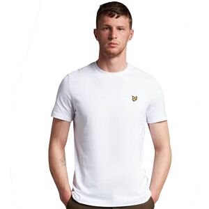 Lyle & Scott Mens Plain T-Shirt In White Cotton - Size X-Large Lyle & Scott Mens Plain T-Shirt In White Cotton - Size X-Large
