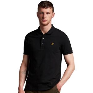 Lyle & Scott Mens Plain Polo Shirt In Black Cotton - Size X-Large Lyle & Scott Mens Plain Polo Shirt In Black Cotton - Size X-Large