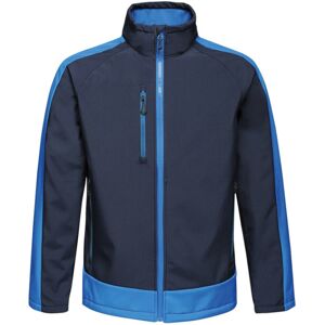 Regatta Mens Contrast Three Layer Printable Soft Shell Jacket (Navy/new Royal) - Size Medium Regatta Mens Contrast Three Layer Printable Soft Shell Jacket (Navy/new Royal) - Size Medium