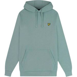 Lyle & Scott Mens Brand Logo Slate Blue Hoodie Cotton - Size Small Lyle & Scott Mens Brand Logo Slate Blue Hoodie Cotton - Size Small