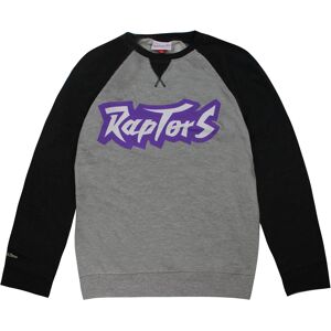 Mitchell & Ness Toronto Raptors Nba Turf Fleece Crew Mens Sweatshirt - Black Cotton - Size Large Mitchell & Ness Toronto Raptors Nba Turf Fleece Crew Mens Sweatshirt - Black Cotton - Size Large