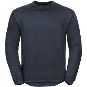 Russell Athletic Mens Spotshield Heavy Duty Crew Neck Sweatshirt (French Navy) - Size 4xl Russell Athletic Mens Spotshield Heavy Duty Crew Neck Sweatshirt (French Navy) - Size 4xl
