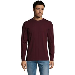 Sols Mens Monarch Long Sleeve T-Shirt (Oxblood) - Red - Size 4xl Sols Mens Monarch Long Sleeve T-Shirt (Oxblood) - Red - Size 4xl