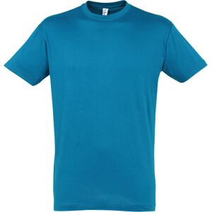 Sols Mens Regent Short Sleeve T-Shirt (Blue Atoll) Cotton - Size X-Large Sols Mens Regent Short Sleeve T-Shirt (Blue Atoll) Cotton - Size X-Large