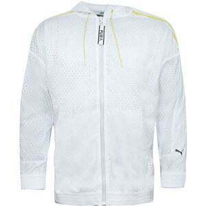 Puma Mens Zip Up Perforated Windbreaker Jacket Hooded Track Top 568014 02 - White Textile - Size Medium Puma Mens Zip Up Perforated Windbreaker Jacket Hooded Track Top 568014 02 - White Textile - Size Medium