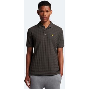 Lyle & Scott Mens Argyle Polo Shirt In Grey Cotton - Size Large Lyle & Scott Mens Argyle Polo Shirt In Grey Cotton - Size Large