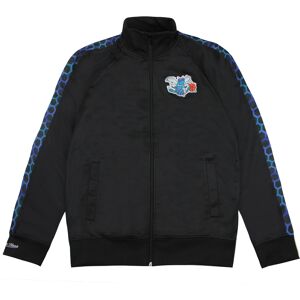 Mitchell & Ness Charlotte Hornets Taped Mens Track Jacket - Black Textile - Size Medium Mitchell & Ness Charlotte Hornets Taped Mens Track Jacket - Black Textile - Size Medium