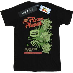 Disney Mens Toy Story 4 Pizza Planet Little Green Men T-Shirt (Black) Cotton - Size Medium Disney Mens Toy Story 4 Pizza Planet Little Green Men T-Shirt (Black) Cotton - Size Medium
