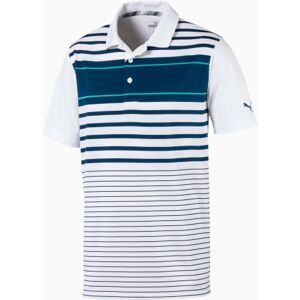Puma Mens Cobra Spotlight Striped Collared Sports Golf Polo Shirt 577882 16 - Multicolour - Size Medium Puma Mens Cobra Spotlight Striped Collared Sports Golf Polo Shirt 577882 16 - Multicolour - Size Medium