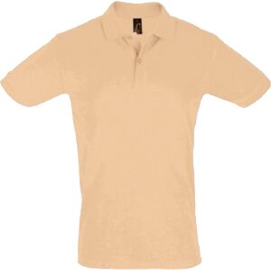 Sols Mens Perfect Pique Short Sleeve Polo Shirt (Sand) Cotton - Size Medium Sols Mens Perfect Pique Short Sleeve Polo Shirt (Sand) Cotton - Size Medium