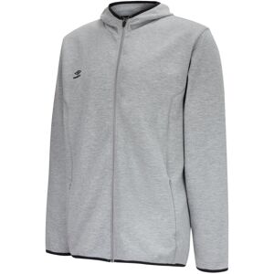 Umbro Mens Pro Fleece Full Zip Hoodie (Grey Marl/black) - Dark Grey - Size Large Umbro Mens Pro Fleece Full Zip Hoodie (Grey Marl/black) - Dark Grey - Size Large