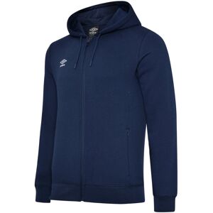 Umbro Mens Club Leisure Full Zip Hoodie (Navy/white) - Size X-Large Umbro Mens Club Leisure Full Zip Hoodie (Navy/white) - Size X-Large