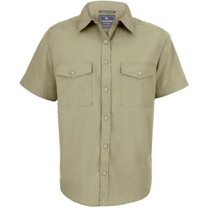 Craghoppers Mens Expert Kiwi Short-Sleeved Shirt (Pebble) - Tan - Size 3xl Craghoppers Mens Expert Kiwi Short-Sleeved Shirt (Pebble) - Tan - Size 3xl